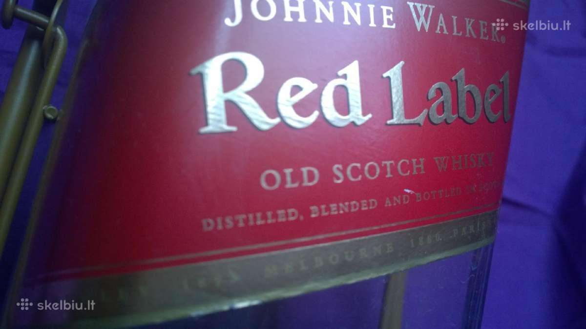 Johnnie Walker didžiulis viskio butelis+stovas - nuotraukos Nr. 13