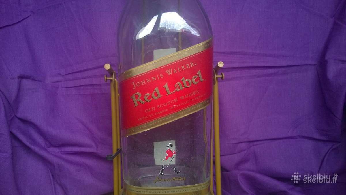 Johnnie Walker didžiulis viskio butelis+stovas - nuotraukos Nr. 14