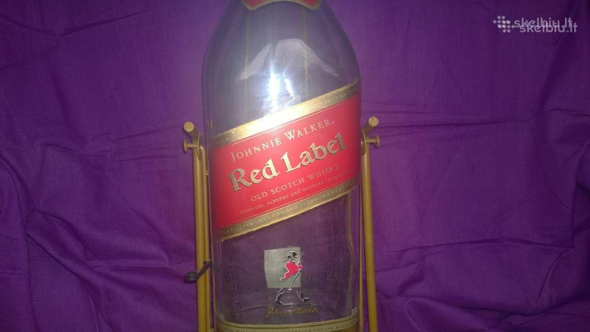 Johnnie Walker didžiulis viskio butelis+stovas - nuotraukos Nr. 15