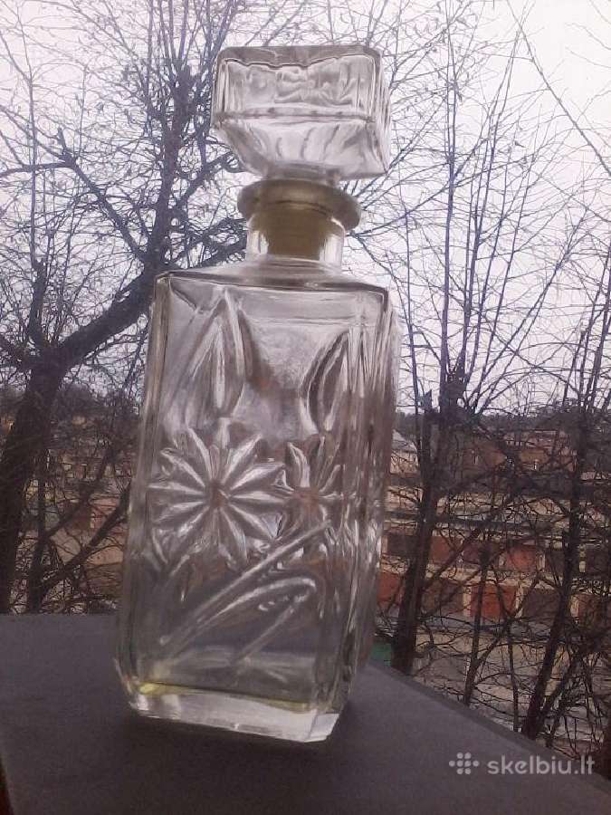 Gražus vintažinis butelis/didelis flakonas - nuotraukos Nr. 4