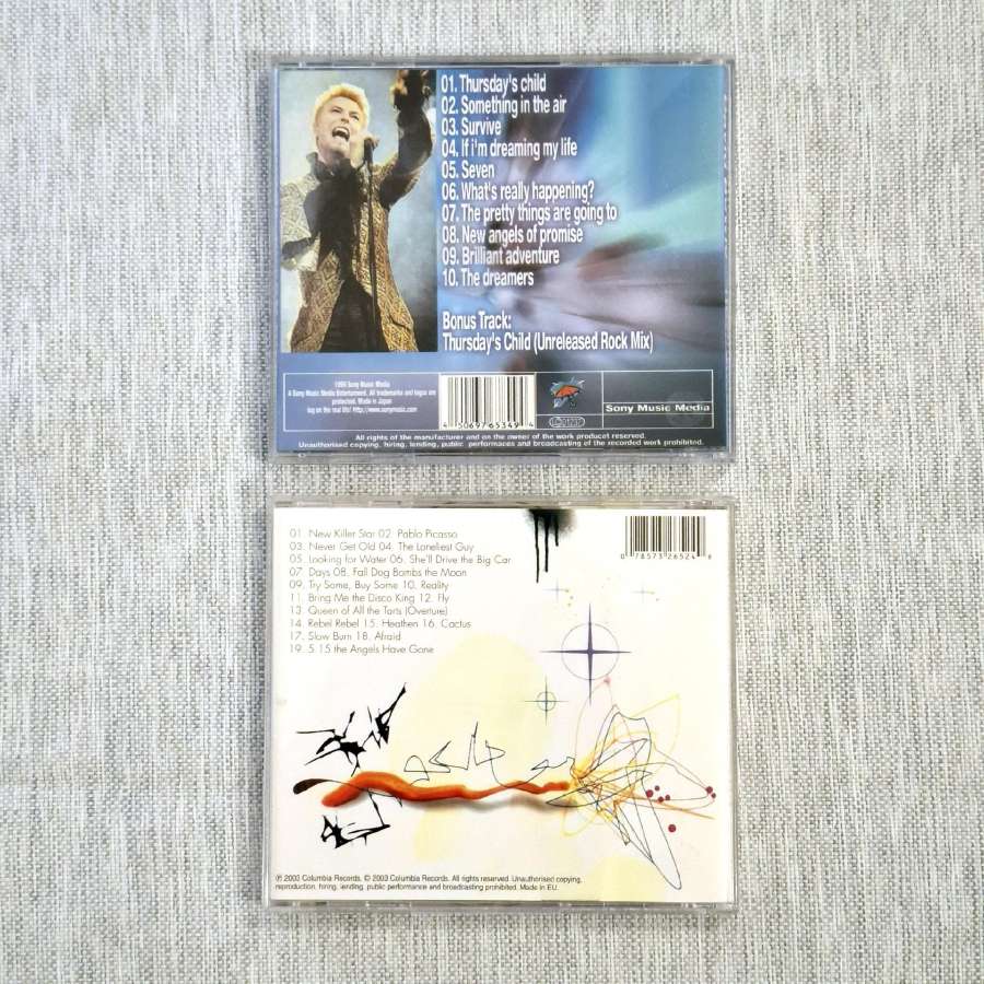 David Bowie 2 CD albumai: Hours ir Reality - nuotraukos Nr. 3