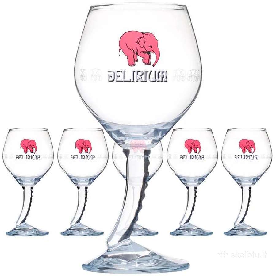 Delirium Tremens 33cl alaus taurės 14 vnt.
