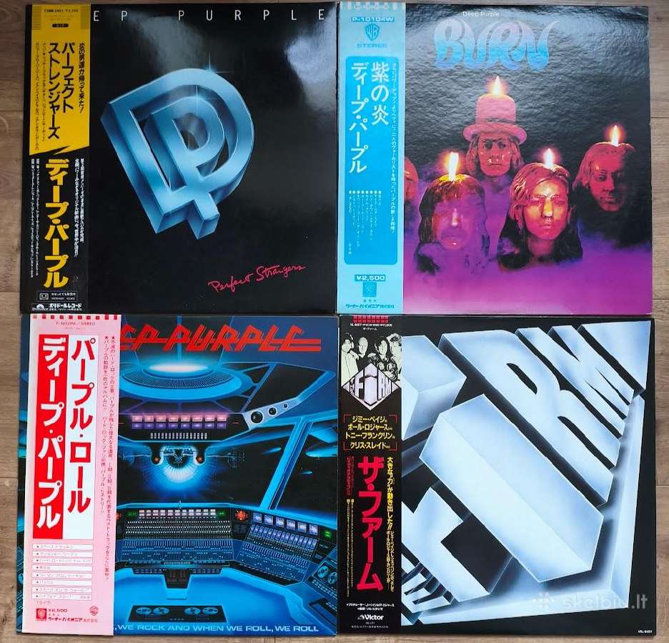 Japoniškas vinilas. Deep Purple, Rainbow, Msg. - nuotraukos Nr. 2
