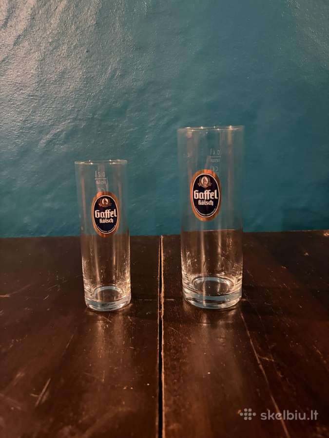 Gaffel Kölsch Stange stiklinės