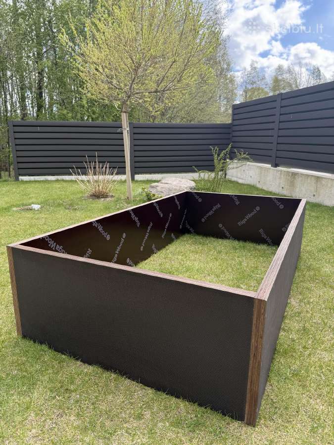 Premium Jūrinės Faneros Pakeltos Lysvės ir vazonai - nuotraukos Nr. 18