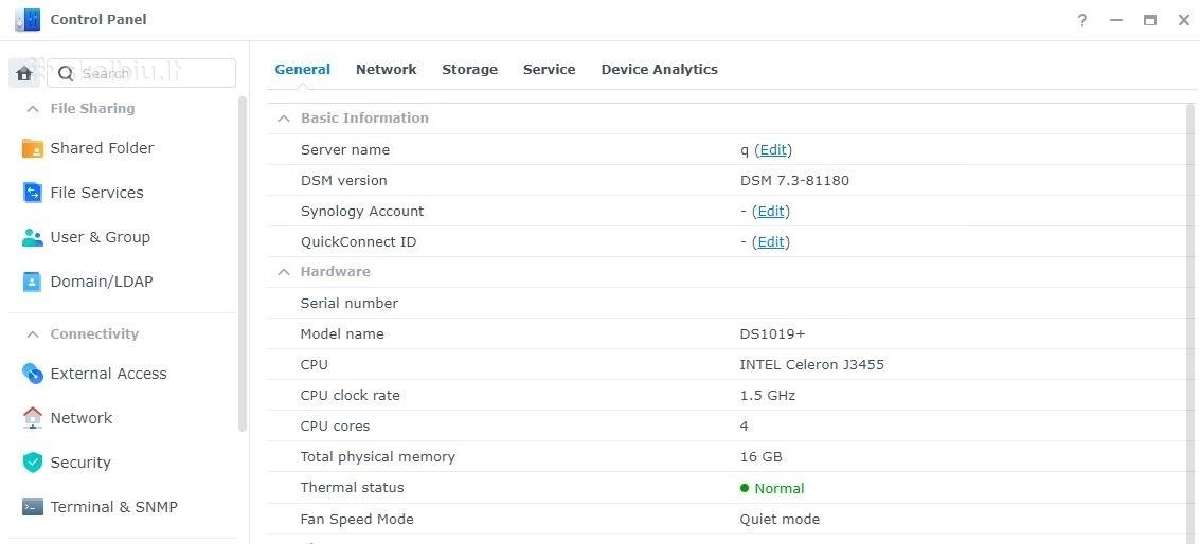 Synology Ds1019+ 5 diskų, 16gb RAM, Quad Intel Cpu - nuotraukos Nr. 5