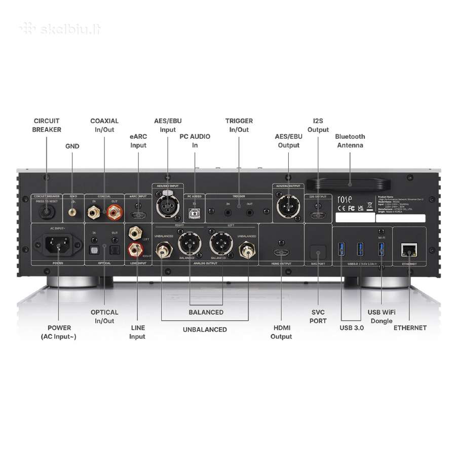 Hifi Rose Rs151 Gen2 - nuotraukos Nr. 6