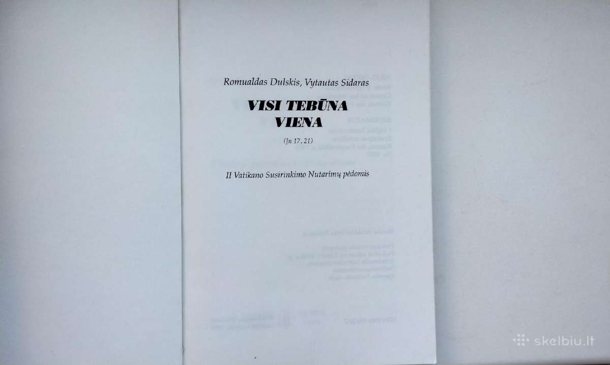 Vatikano II Susirinkim Visi tebūna viena. Apsirei - nuotraukos Nr. 14