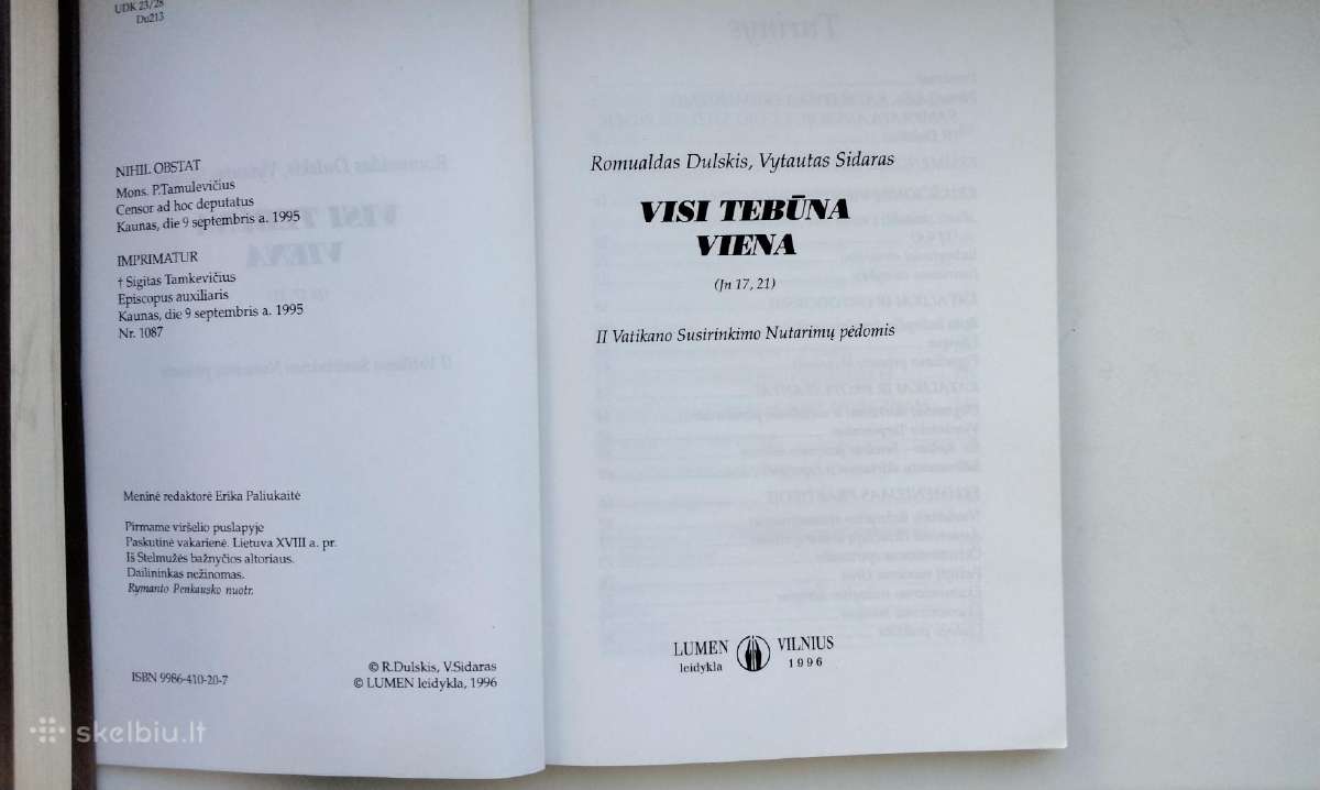 Vatikano II Susirinkim Visi tebūna viena. Apsirei - nuotraukos Nr. 15