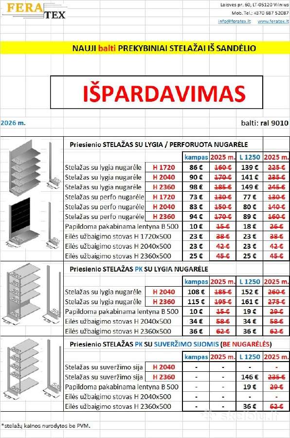 Specialūs "brendiniai" stendai ir stelažai - nuotraukos Nr. 10