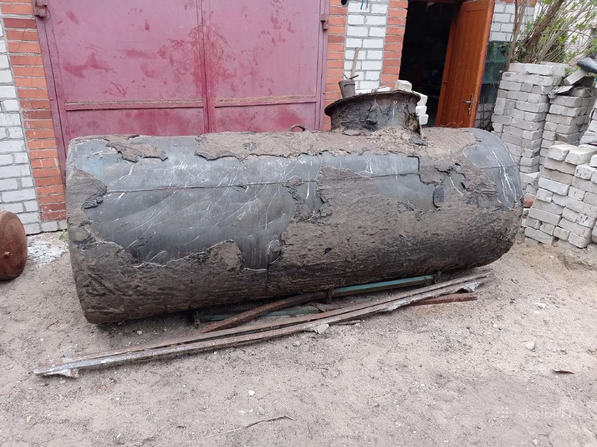 Cisterna talpa bačka metalinė
