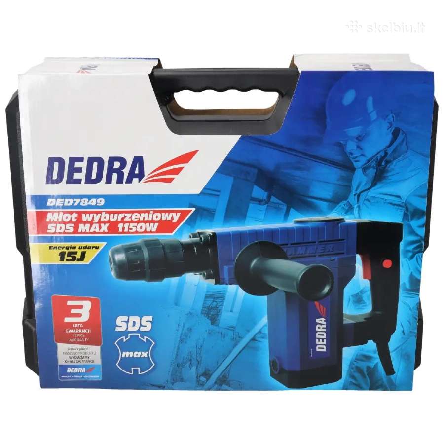 Atskėlimo plaktukas / Kūjis Sds Max, Dedra Ded7849