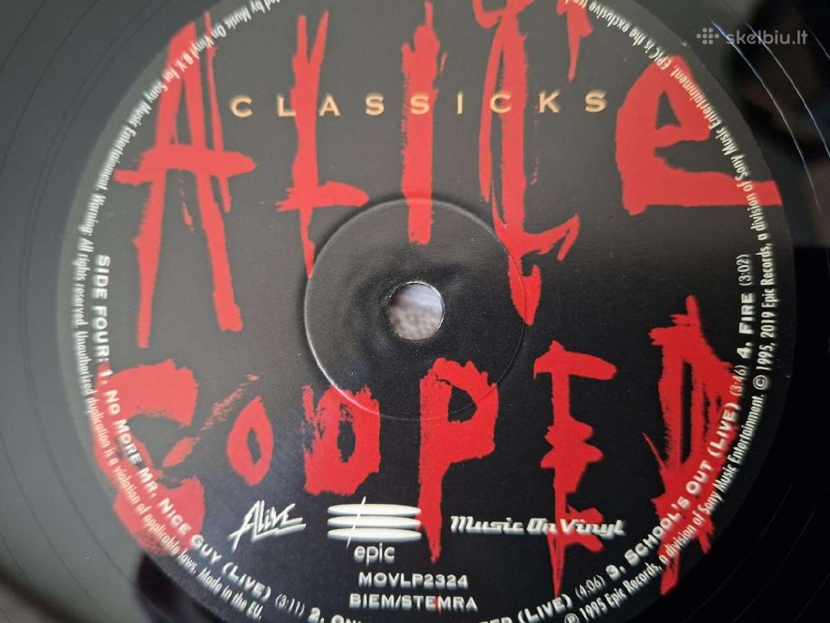 Alice Cooper 1994 Re20 “classicks 2lp - nuotraukos Nr. 7