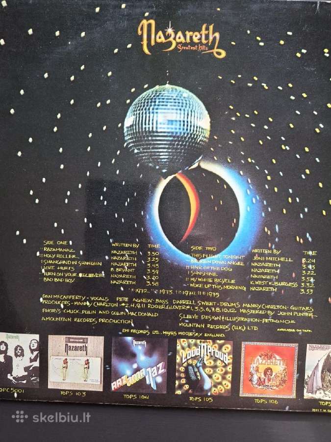 Nazareth 1975 “Greatest Hits - nuotraukos Nr. 2