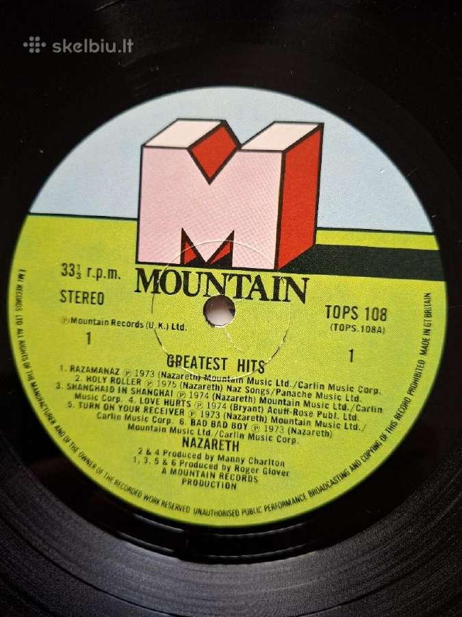 Nazareth 1975 “Greatest Hits - nuotraukos Nr. 5
