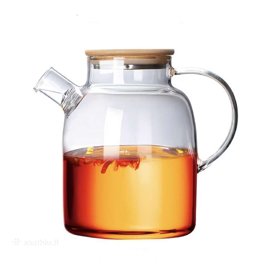 1.8l Borosilicate Glass Teapot with Filter – Heat