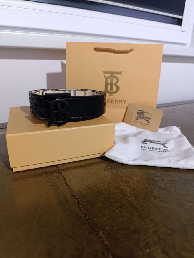 Burberry diržai