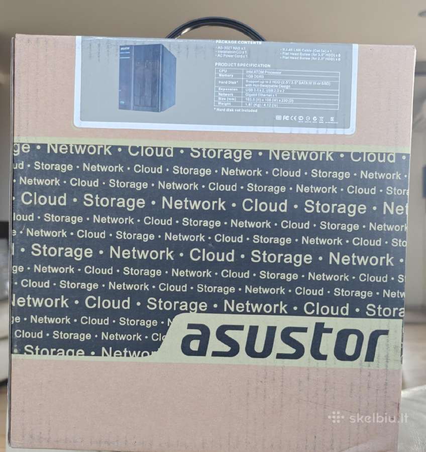 Asustor As-302t duomenų talpykla