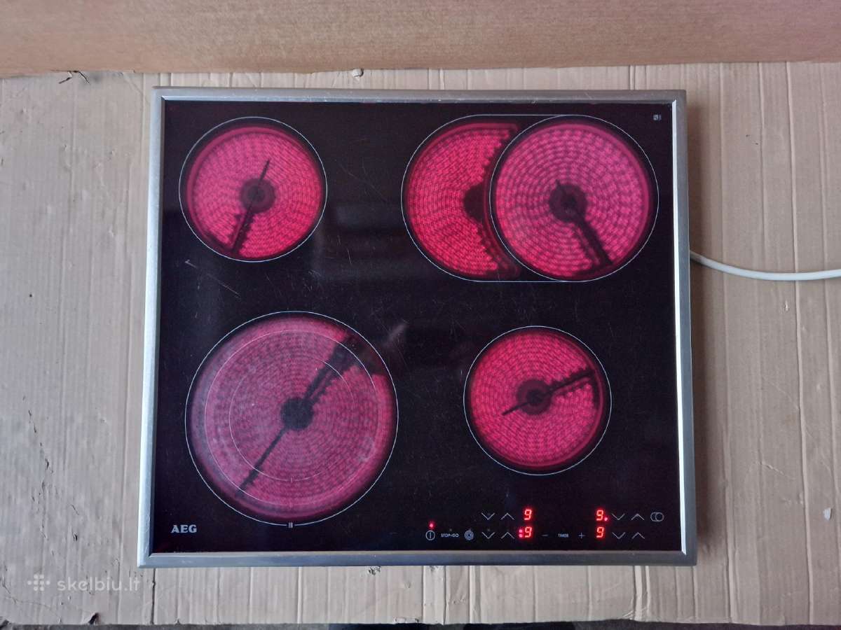 Aeg 66301 K-mn elektrinė kaitlentė. 60 cm - nuotraukos Nr. 6
