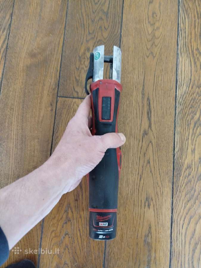 Milwaukee M 12 Hpt akumuliatorinis hidr.presas - nuotraukos Nr. 9