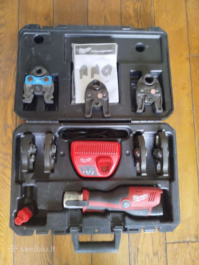 Milwaukee M 12 Hpt akumuliatorinis hidr.presas