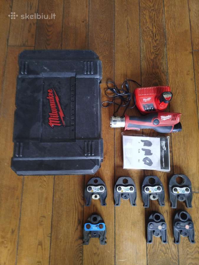 Milwaukee M 12 Hpt akumuliatorinis hidr.presas - nuotraukos Nr. 3