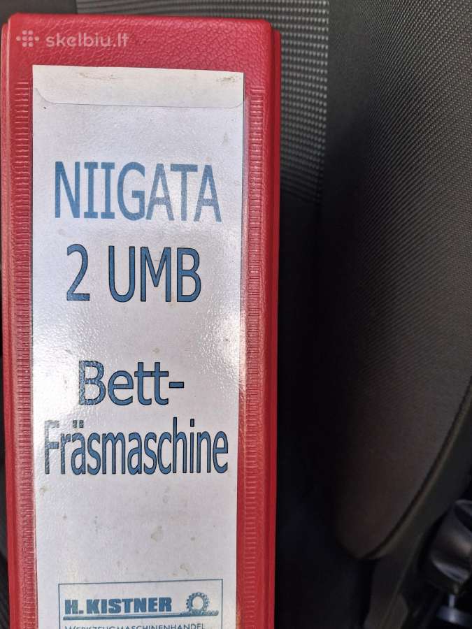 Metalo frezavimo staklės Niigata 2 Umb - nuotraukos Nr. 3