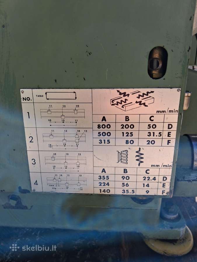 Metalo frezavimo staklės Niigata 2 Umb - nuotraukos Nr. 10