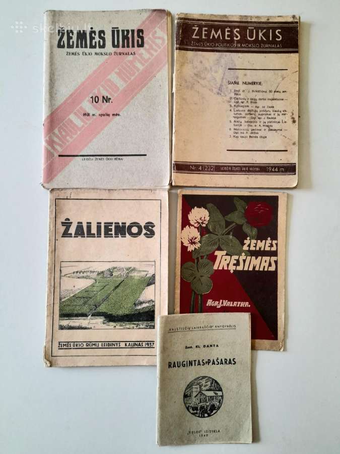 Žemės ūkio knygos, žurnalai 1929-1949m. - nuotraukos Nr. 6