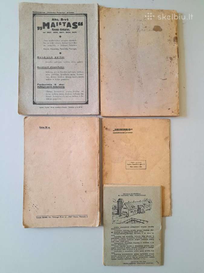 Žemės ūkio knygos, žurnalai 1929-1949m. - nuotraukos Nr. 7