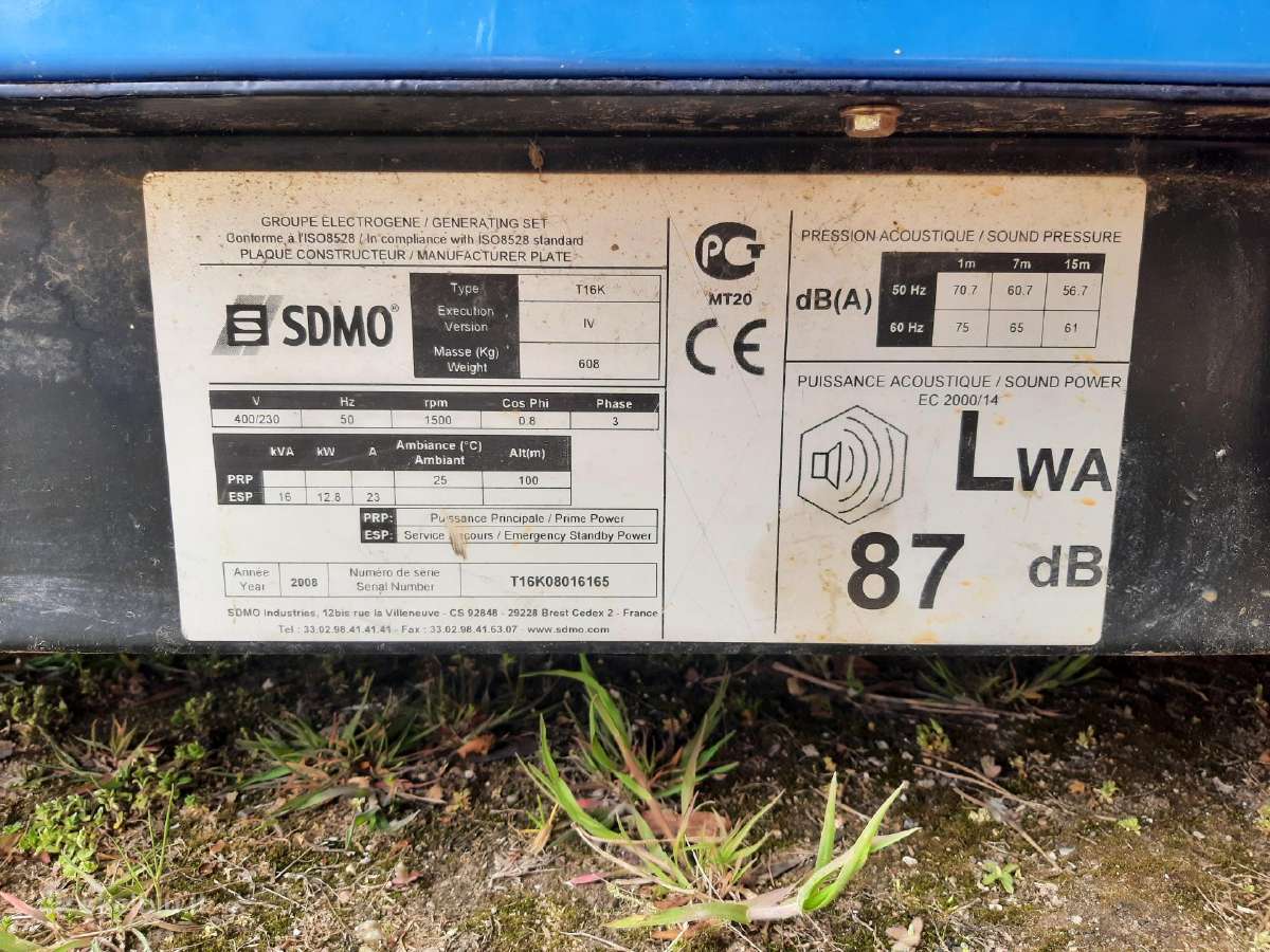 Dyzelinis generatorius Sdmo 16 Kva