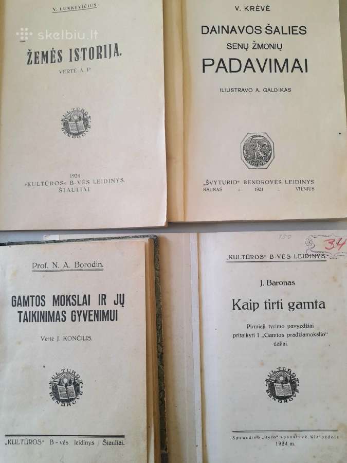 Šimtametės knygos 1921-1924m. - nuotraukos Nr. 2