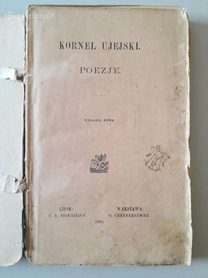"Poezija" 1898m.