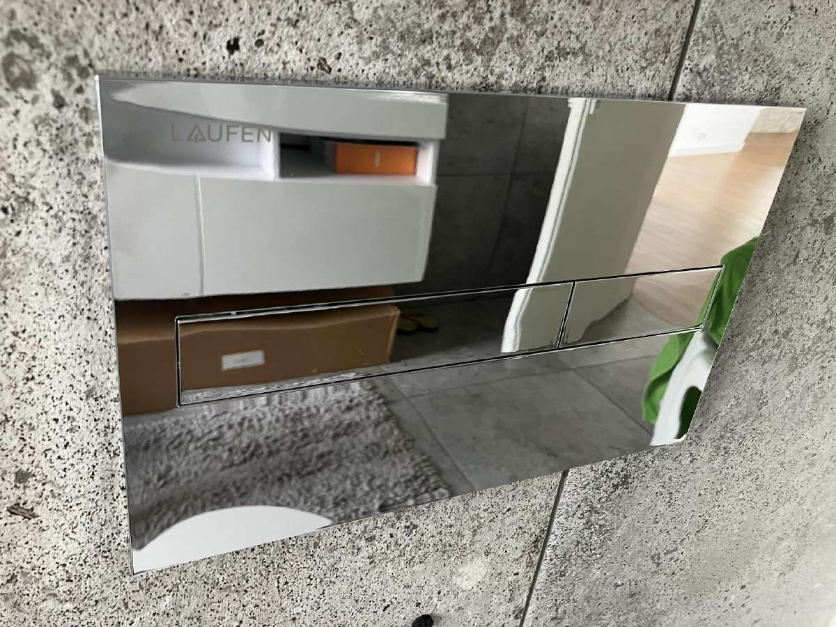 Vandens nuleidimo mygtukas Laufen chromo splvos