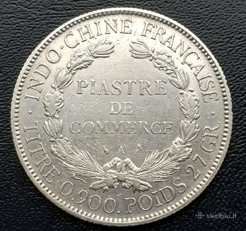 1 piastras 1926m. Indokinija sidabras - nuotraukos Nr. 2