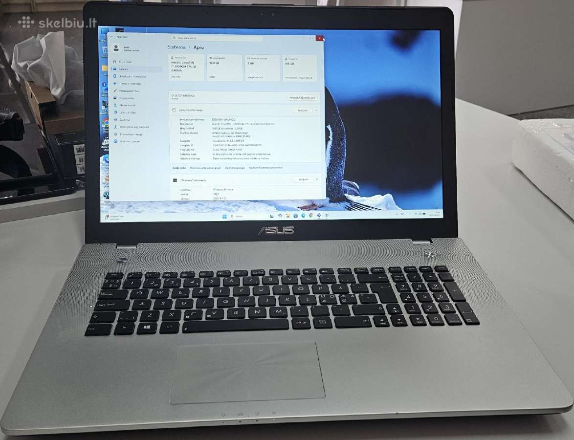Asus. i7- 16gb RAM/ nvidia 635m