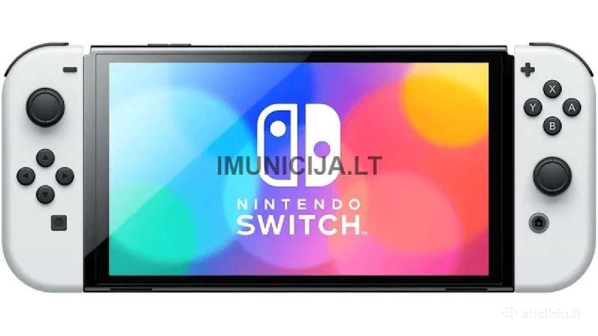Nintendo Switch Oled + 3 mėn. garantija