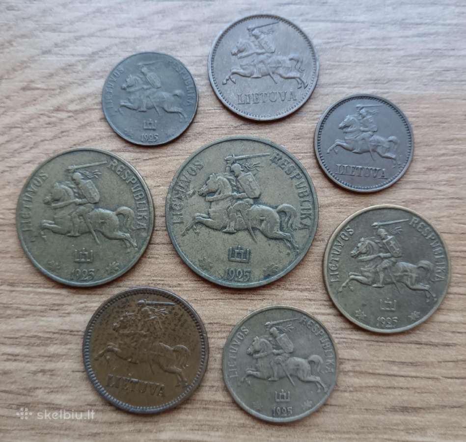 Pilnas tarpukario Lietuvos centų komplektas - nuotraukos Nr. 2