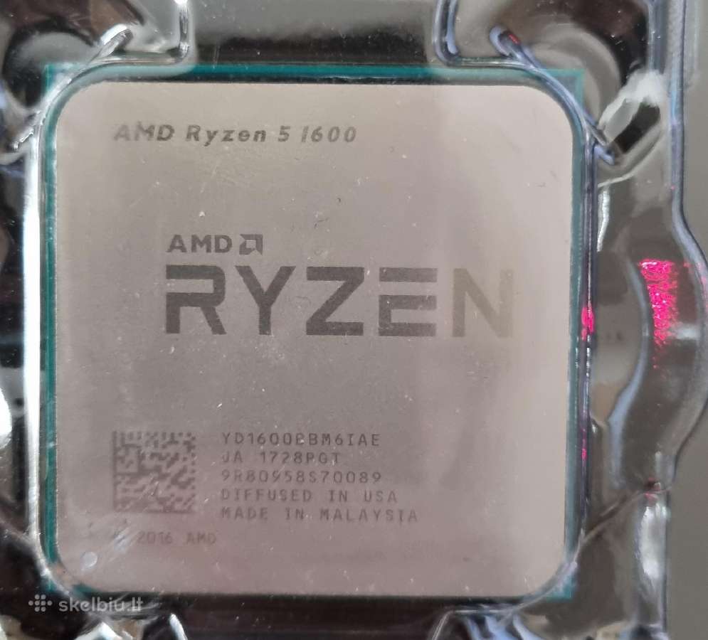Ryzen 1600, Rx480 4gb, Corsair Dominator 8gb 16cl.