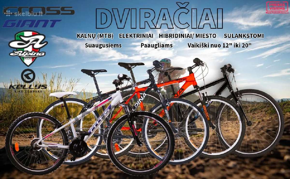 Kalnų dviračiai pigiausiai