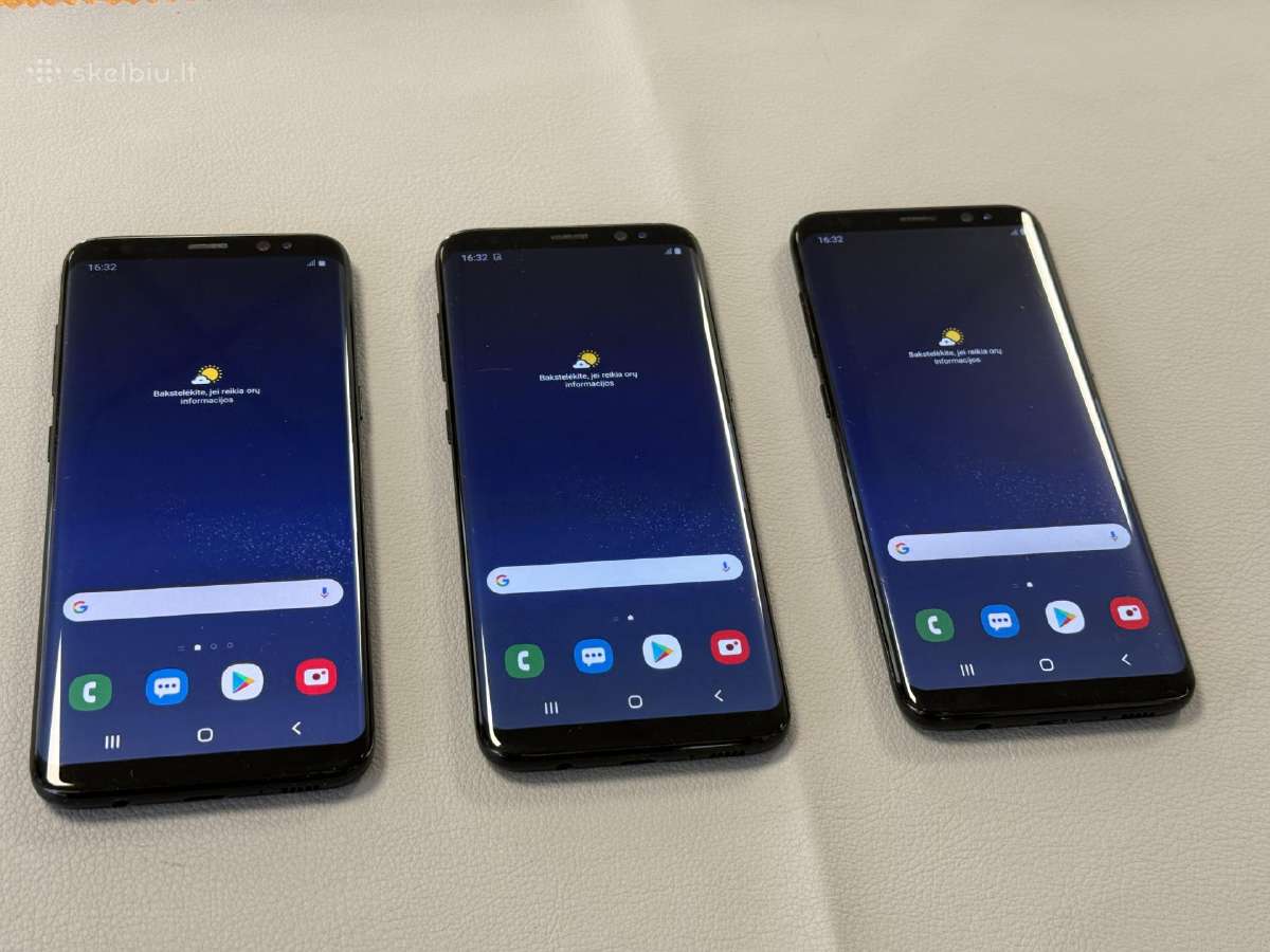 Samsung Galaxy S8 idealios būklės