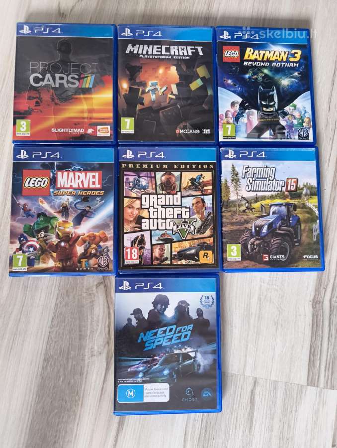 Parduodami Ps4 žaidimai