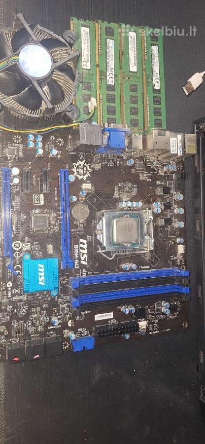 Msi B85-g43 Su Cpu i5-4460, 4x 16gb RAM