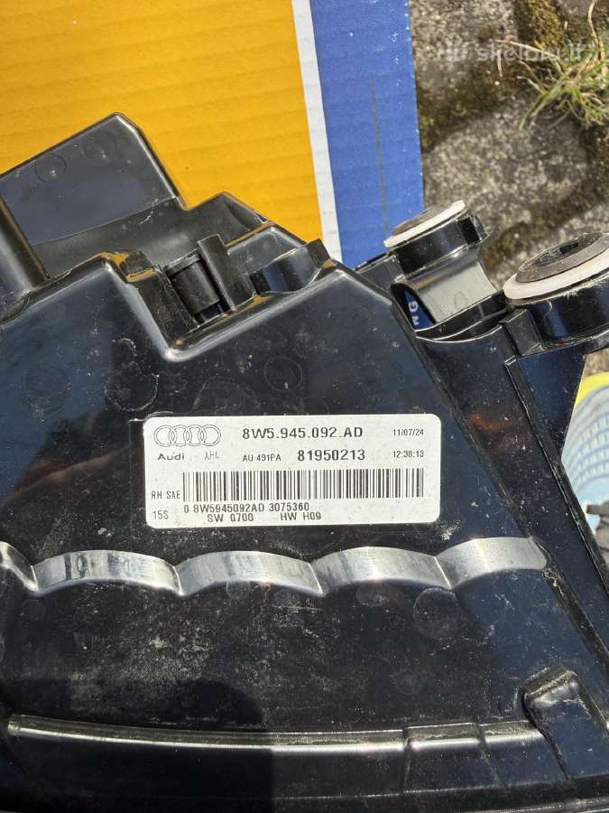 Audi A4 B9 2025 galiniai LED žibintai - nuotraukos Nr. 6