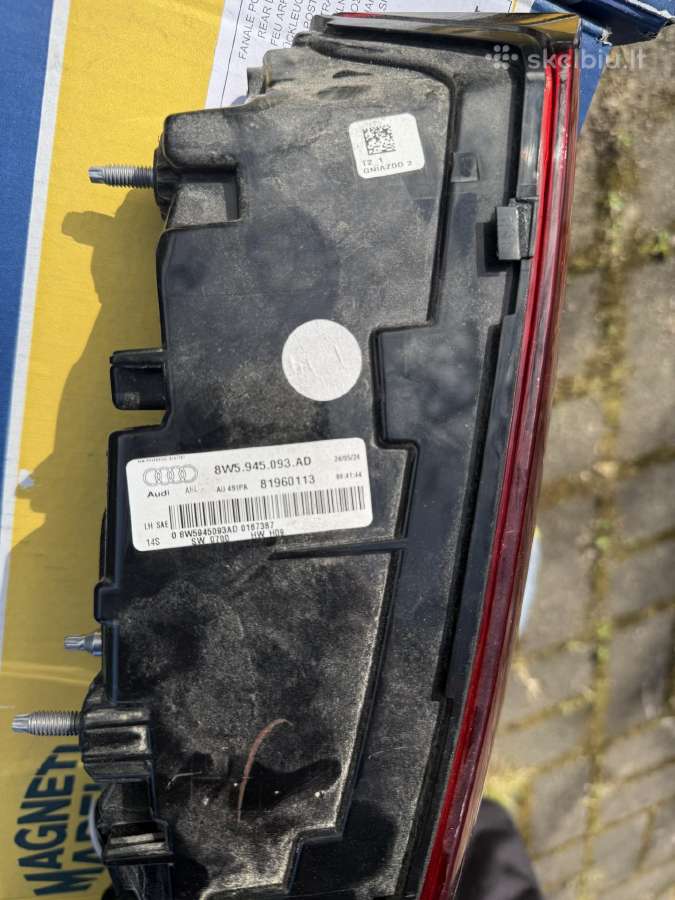 Audi A4 B9 2025 galiniai LED žibintai - nuotraukos Nr. 8