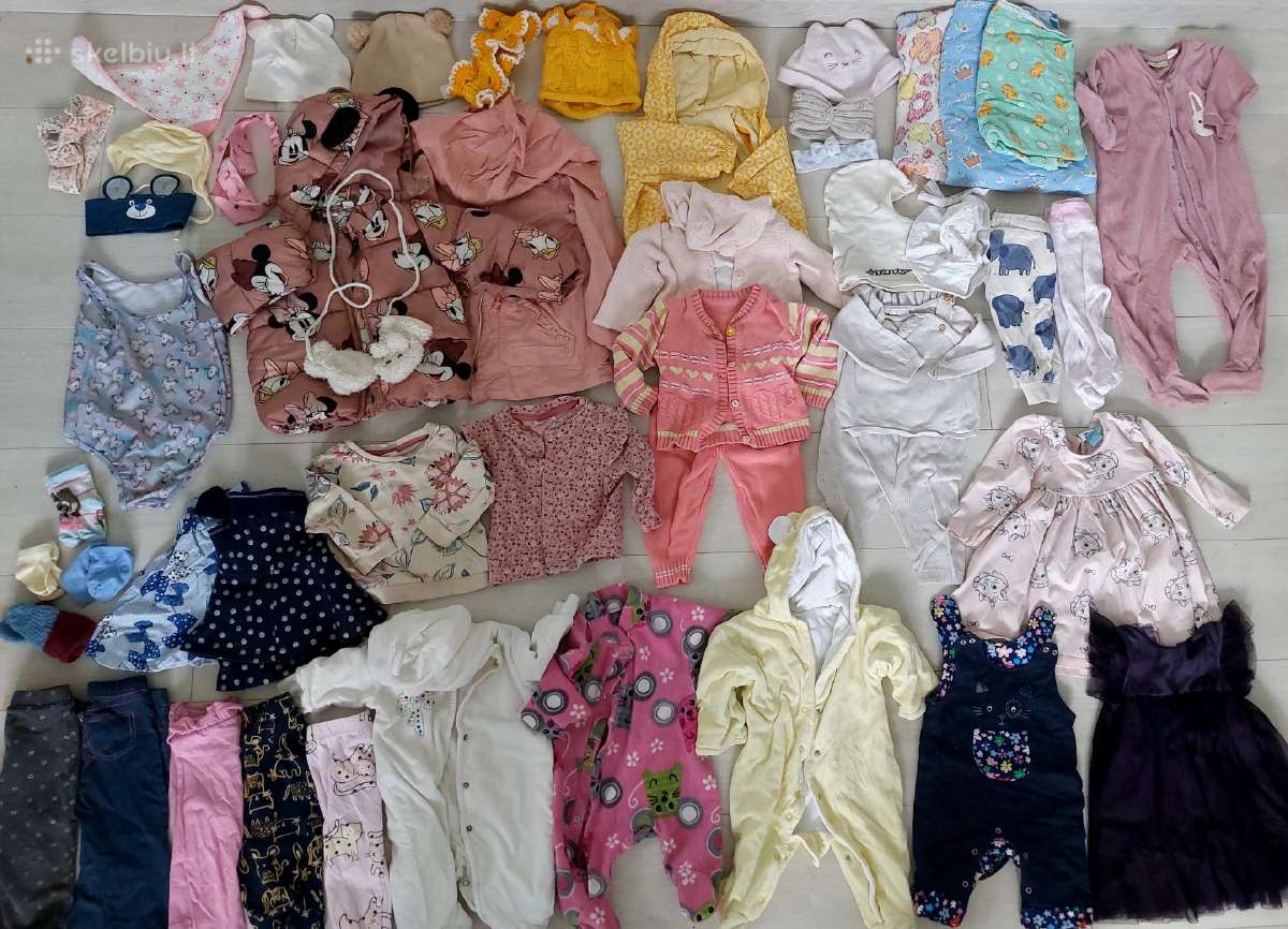 Drabužiai mergaitei nuo 0 iki 2 metų (60+ vnt.) - nuotraukos Nr. 3