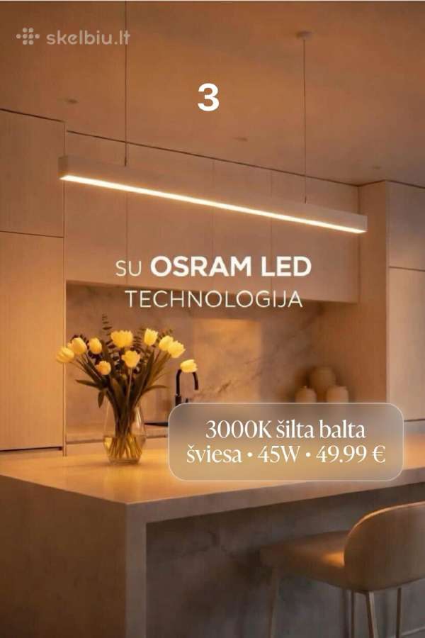 Šviestuvai su Osram LED technologija - nuotraukos Nr. 6