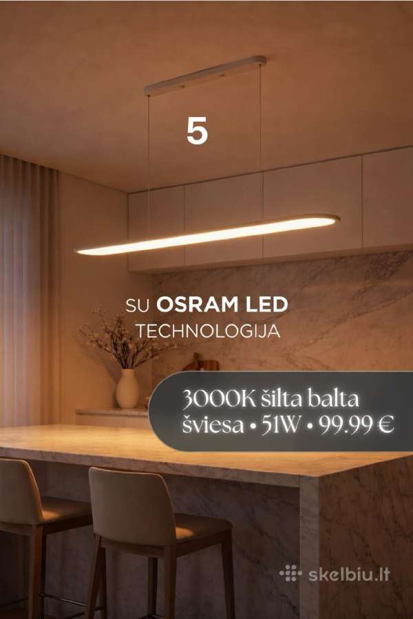 Šviestuvai su Osram LED technologija - nuotraukos Nr. 10