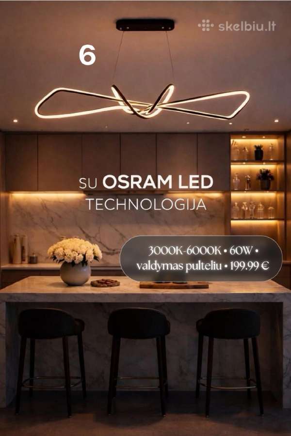 Šviestuvai su Osram LED technologija - nuotraukos Nr. 12