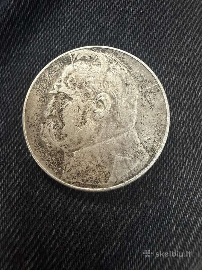 10 zlotu Pilsuckis 1934 metu